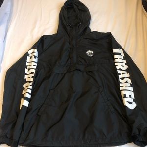 HUF Thrasher anorak windbreaker jacket